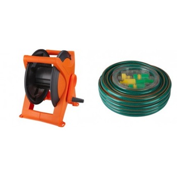 Set suport furtun si furtuna armat cu accesorii D 1/2 20m p00825 EvoTools Set suport furtun si furtuna armat cu accesorii D 1/2 20m p00825 EvoTools