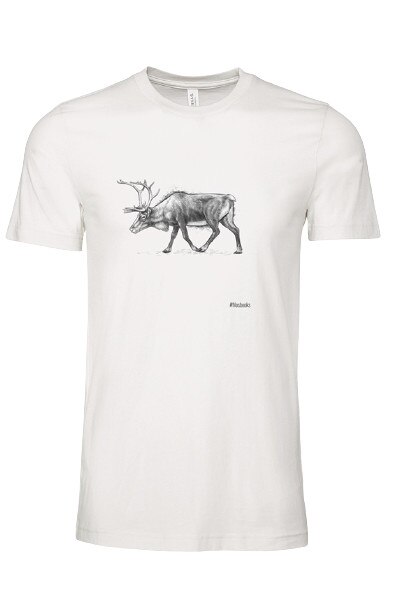 Tricou personalizat, Ren, ilustratie Gabriel Serban, alb, unisex