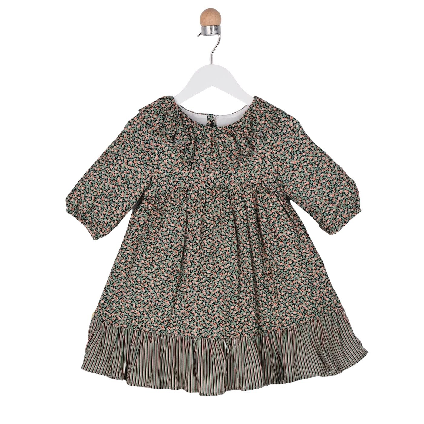 Rochie pentru fete, culoare verde 1975