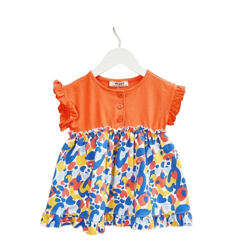 Rochie pentru fete, culoare portocalie 2507