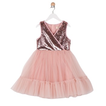 Rochie pentru fete, culoare roz, colectia Poudre 3564 Rochie pentru fete, culoare roz, colectia Poudre 3564