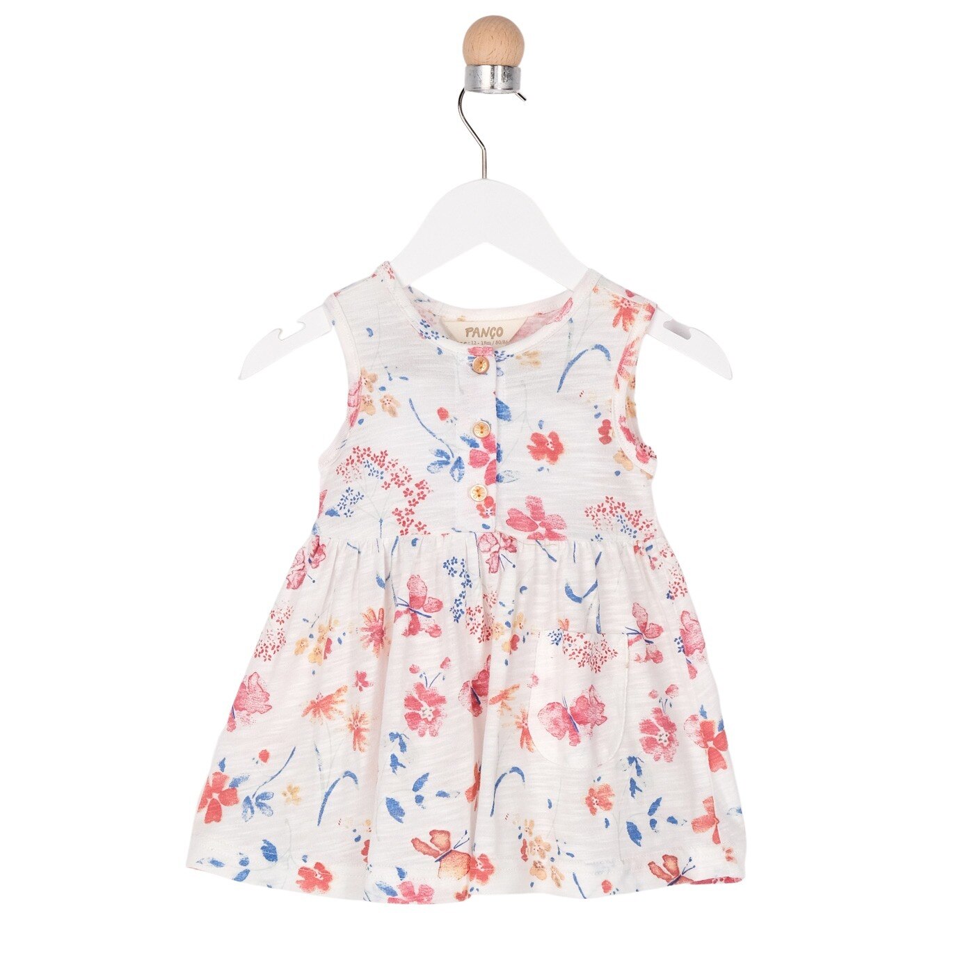 Rochie pentru fete, culoare alba 1965