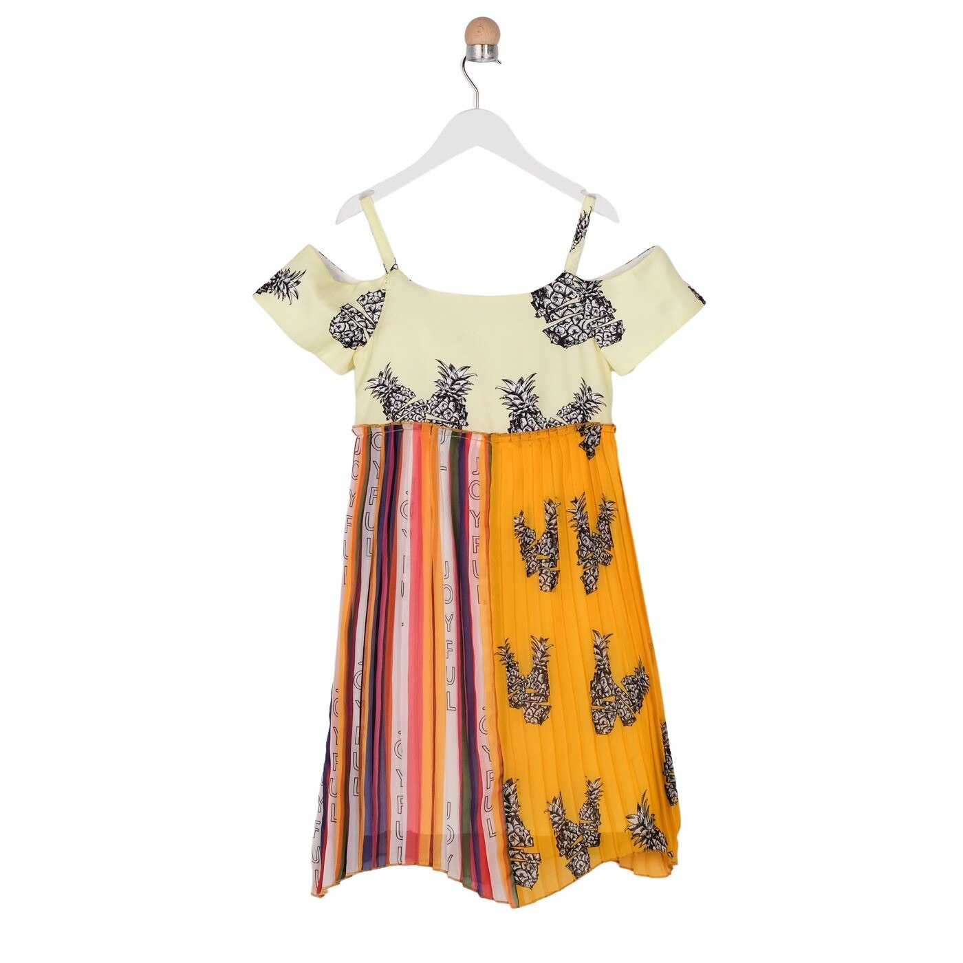 Rochie pentru fete, culoare galbena, colectia Joyful 3537