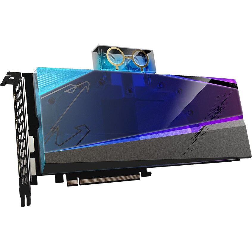 Placa video Gigabyte AORUS Radeon RX 6900 XT XTREME WATERFORCE WB, 16GB GDDR6, 256 bit
