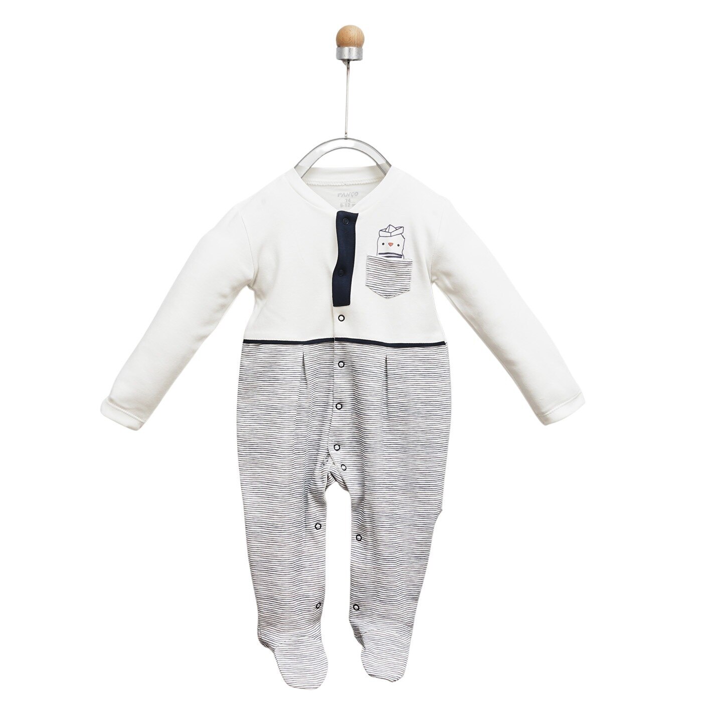 Body pentru baieti, culoare ocru, colectia Marine 4222