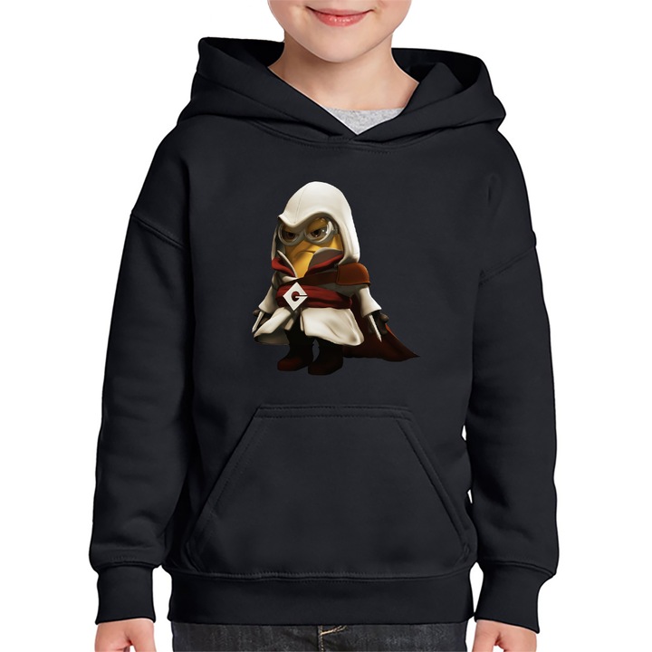 Hanorac copii Assassin's Creed Minions Minioni Champion, Negru