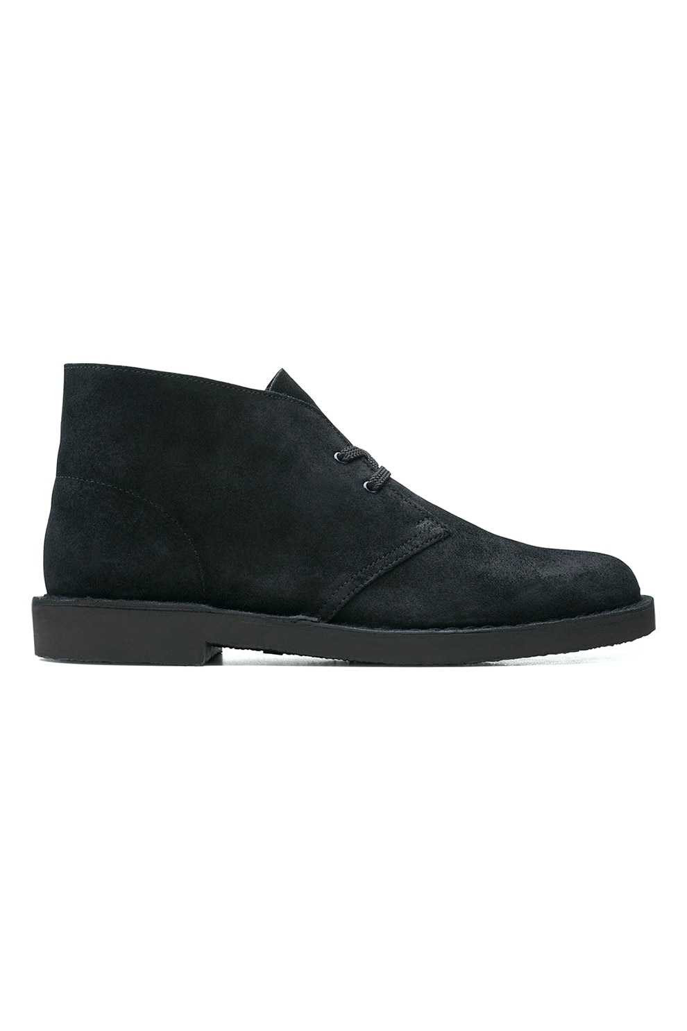 Clarks, Ghete chukka din piele intoarsa Bushacre, Negru
