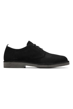 Clarks, Pantofi derby din piele intoarsa Desert London 2, Negru Clarks, Pantofi derby din piele intoarsa Desert London 2, Negru