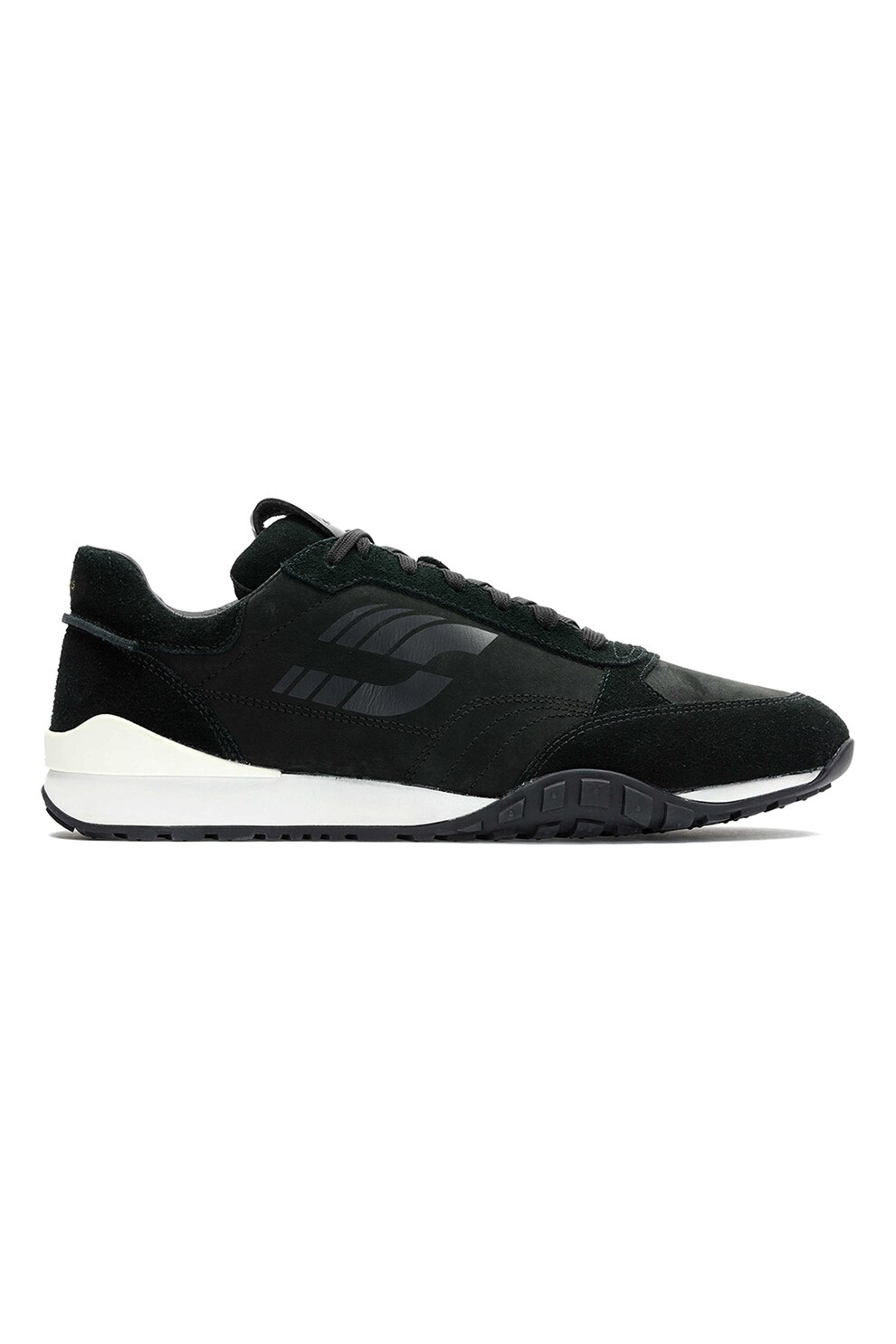 Clarks, Pantofi sport din piele intoarsa CraftLo, Negru