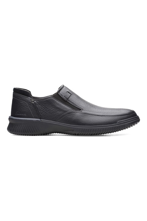 Clarks, Donaway Step bebújós bőrcipő, Fekete