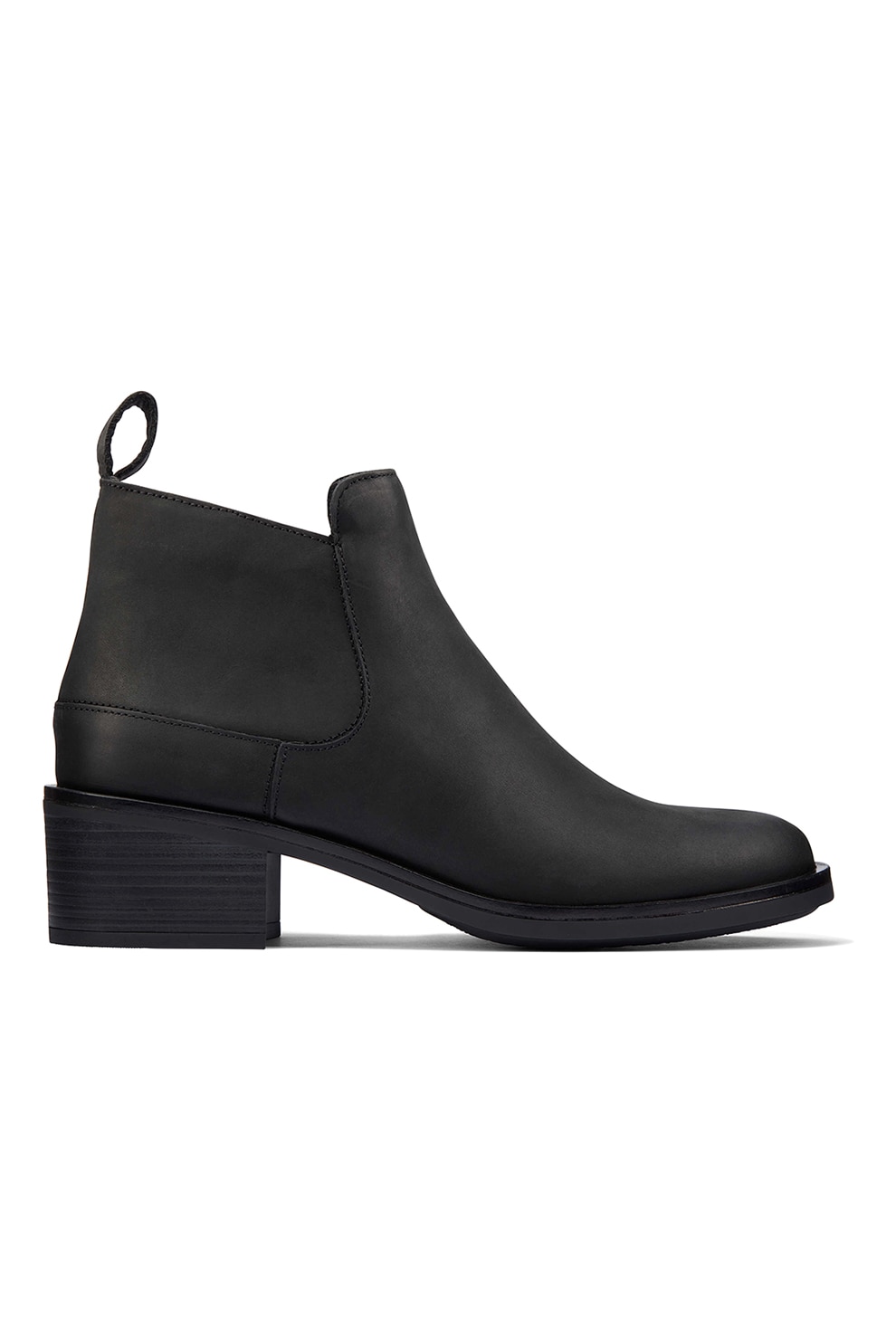 Clarks, Botine din piele Memi, Negru