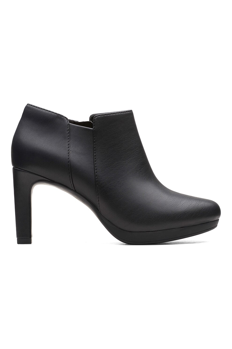 Clarks, Botine din piele ecologica Ambyr, Negru