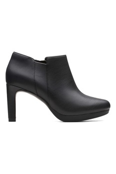 Clarks, Botine din piele ecologica Ambyr, Negru Clarks, Botine din piele ecologica Ambyr, Negru