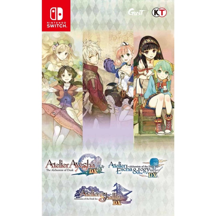 Atelier Dusk Trilogy Deluxe Pack Asian In Game Nintendo Switch Játékszoftver
