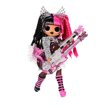 Set papusa L.O.L. Surprise! O.M.G. Remix Rock – Metal Chick cu chitara electrica Set papusa L.O.L. Surprise! O.M.G. Remix Rock – Metal Chick cu chitara electrica