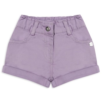 Pantaloni scurti pentru fete, culoare mov, colectia Happy Place 3396 Pantaloni scurti pentru fete, culoare mov, colectia Happy Place 3396