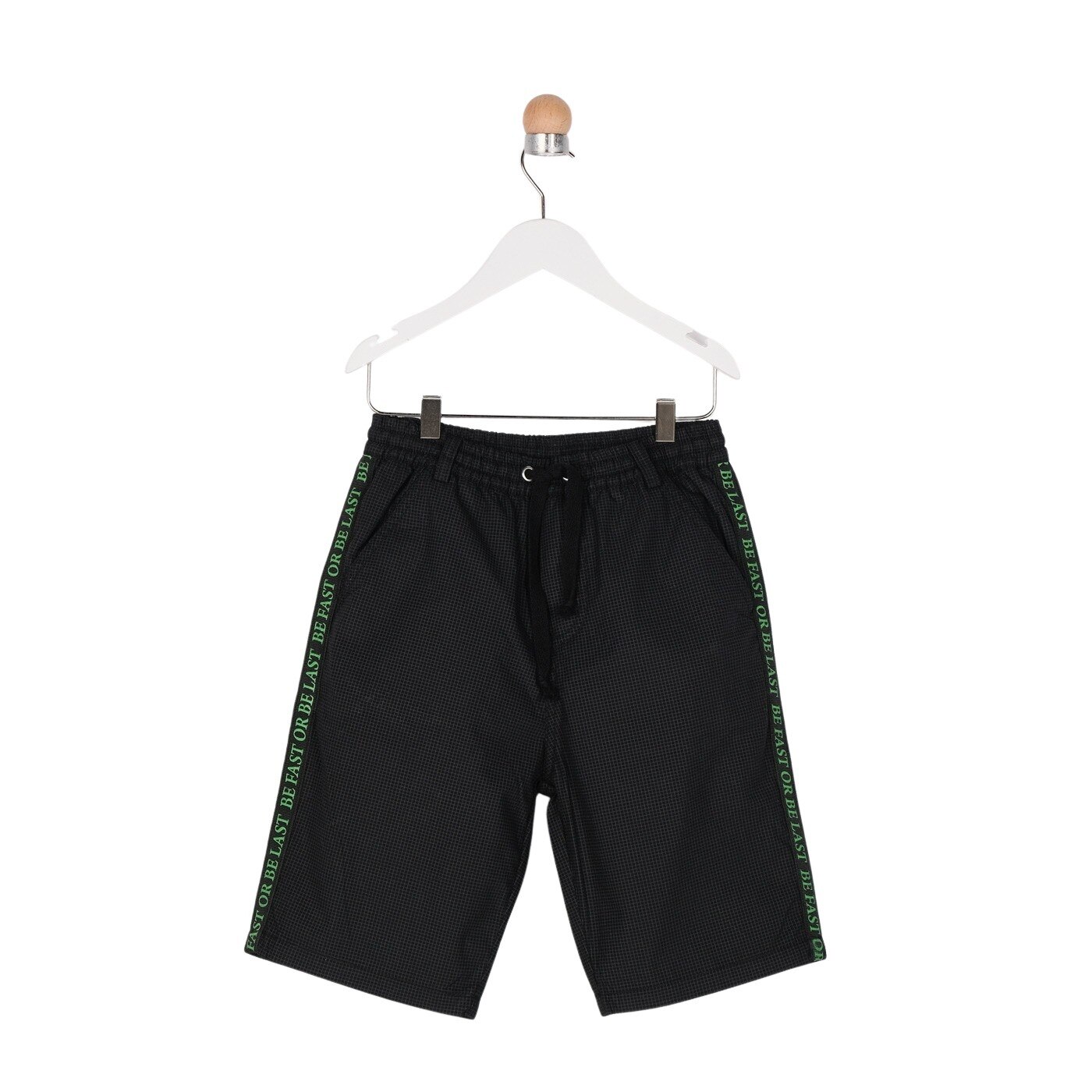 Pantaloni scurti pentru baieti, culoare neagra, colectia Be Fast 3341