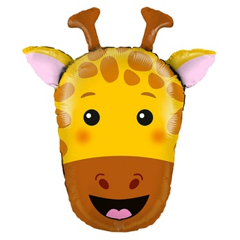 Balon folie cap girafa 74 cm Balon folie cap girafa 74 cm