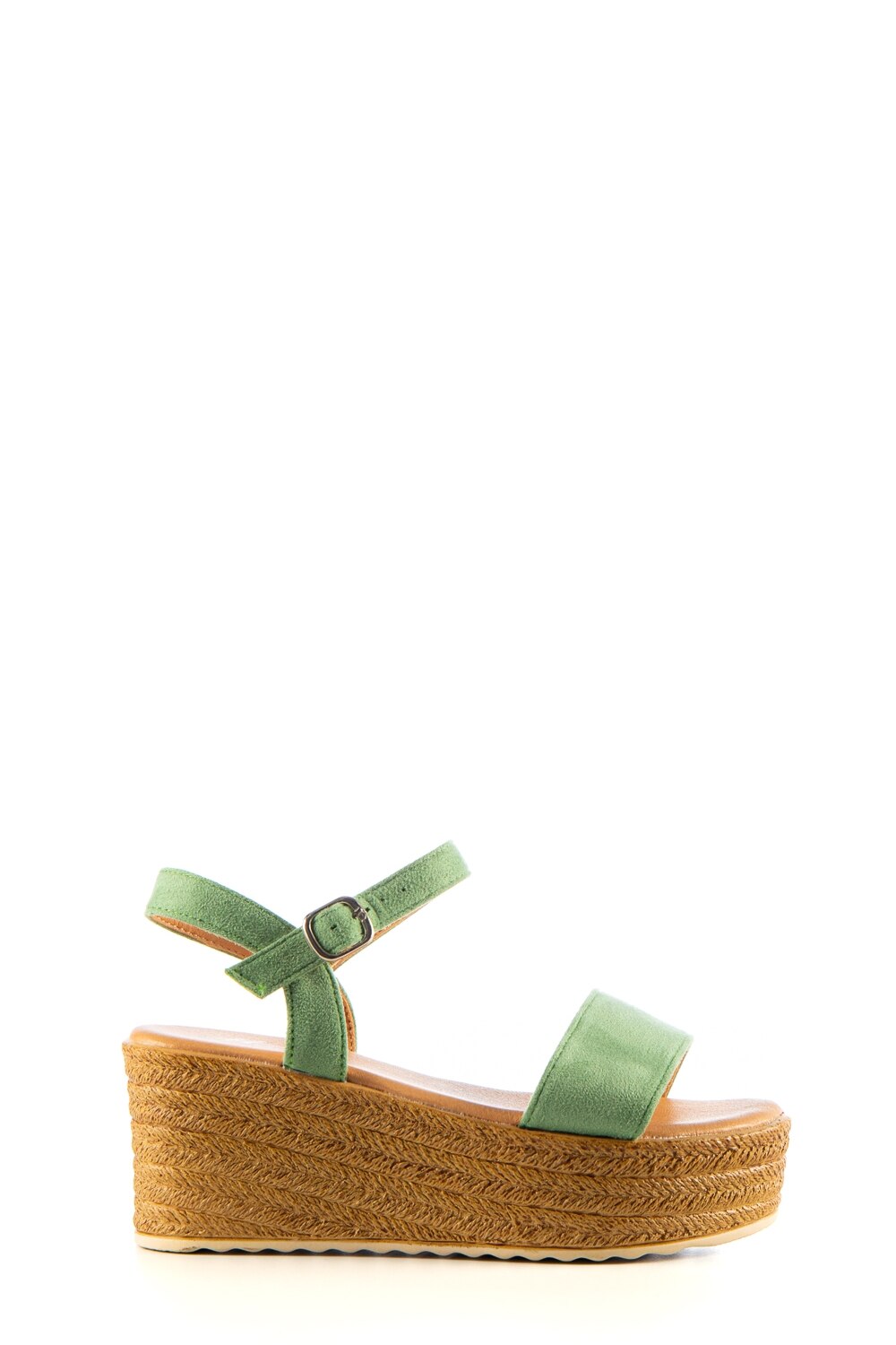 Sandale dama Nona Negru, Verde