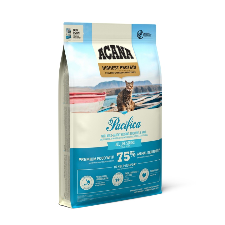 Суха храна за котки Acana Pacifica NEW, 4.5 кг