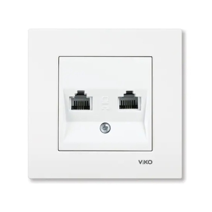 Priza dubla telefon RJ11