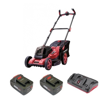 Masina de tuns iarba, gazon, cu acumulatori, 2x20V Li-ion, incarcator, 40 cm, Worcraft Masina de tuns iarba, gazon, cu acumulatori, 2x20V Li-ion, incarcator, 40 cm, Worcraft