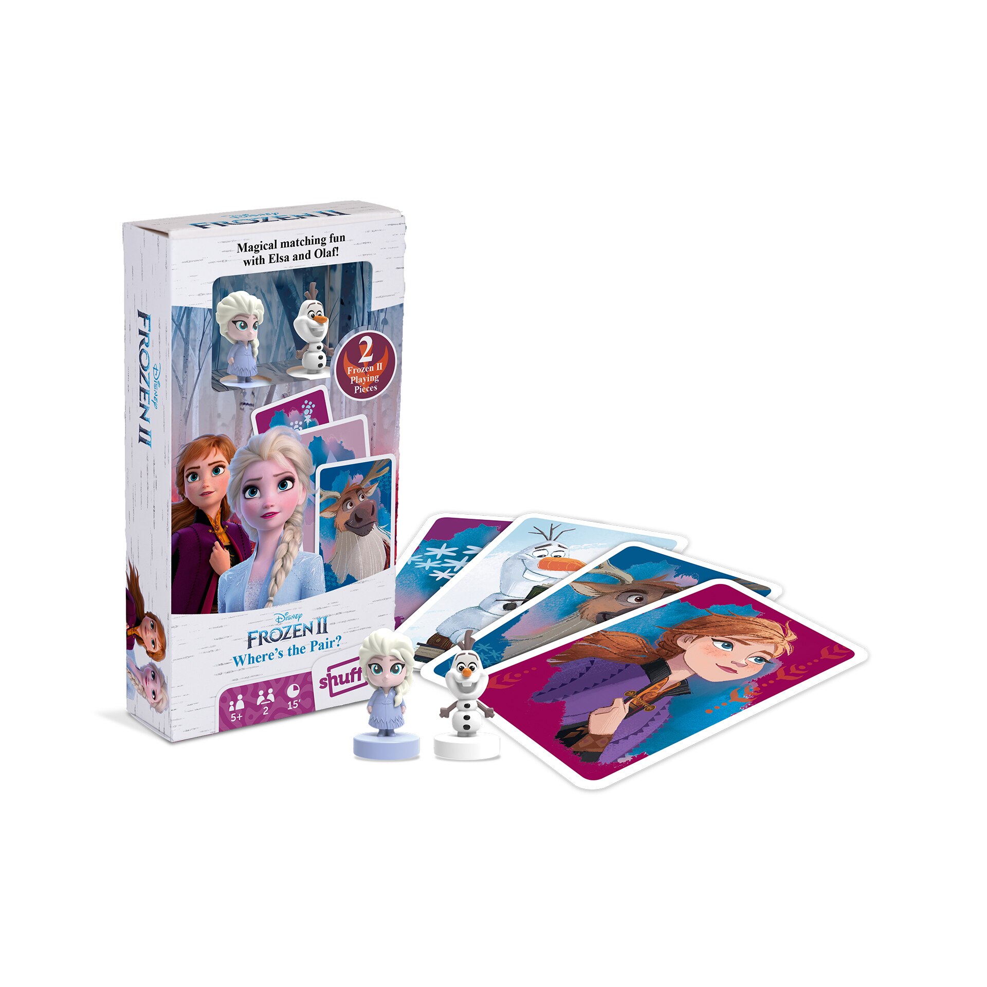 Карти за игра Cartamundi, Намери чифта - Frozen II Elsa - eMAG.bg