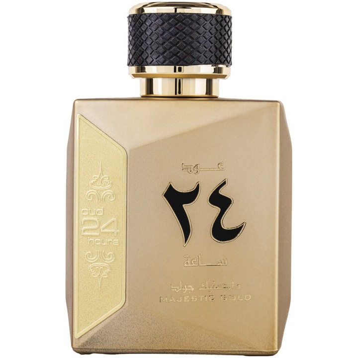 Apa de Parfum Ard al Zaafaran, Oud 24 Hours Majestic Gold, Unisex, 100 ml