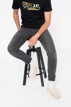 Only & Sons, Blugi slim fit Loom, Gri antracit, W29-L32 Only & Sons, Blugi slim fit Loom, Gri antracit, W29-L32