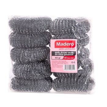 Spalatoare Metal Madero Profesional, Pachet 10 Buc Spalatoare Metal Madero Profesional, Pachet 10 Buc