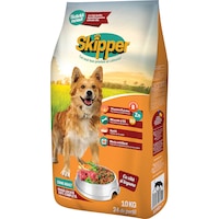 Hrana uscata pentru caini Skipper, Vita si Legume, 10Kg