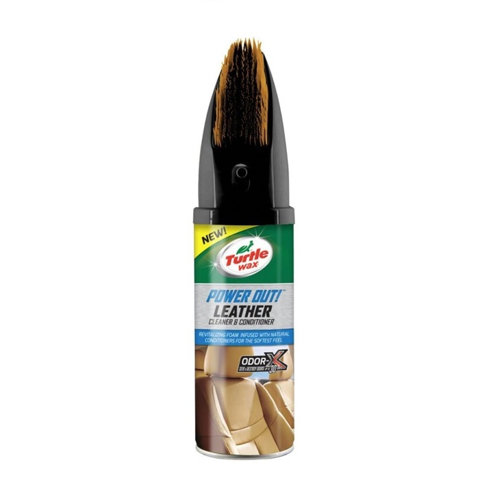 Solutie Curatare si Hidratare Turtle Wax Leather Cleaner and Conditioner, 400ml