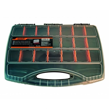 Organizator suruburi ABS cu separatoare reglabile 320 X 260 X 50mm, Gadget, 461201 Organizator suruburi ABS cu separatoare reglabile 320 X 260 X 50mm, Gadget, 461201