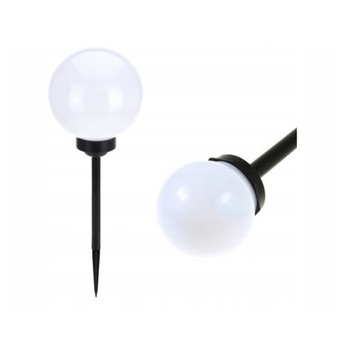 Set 2 lampi solare, LED, 10x37 cm, Plastic/Policarbonat, Alb Set 2 lampi solare, LED, 10x37 cm, Plastic/Policarbonat, Alb
