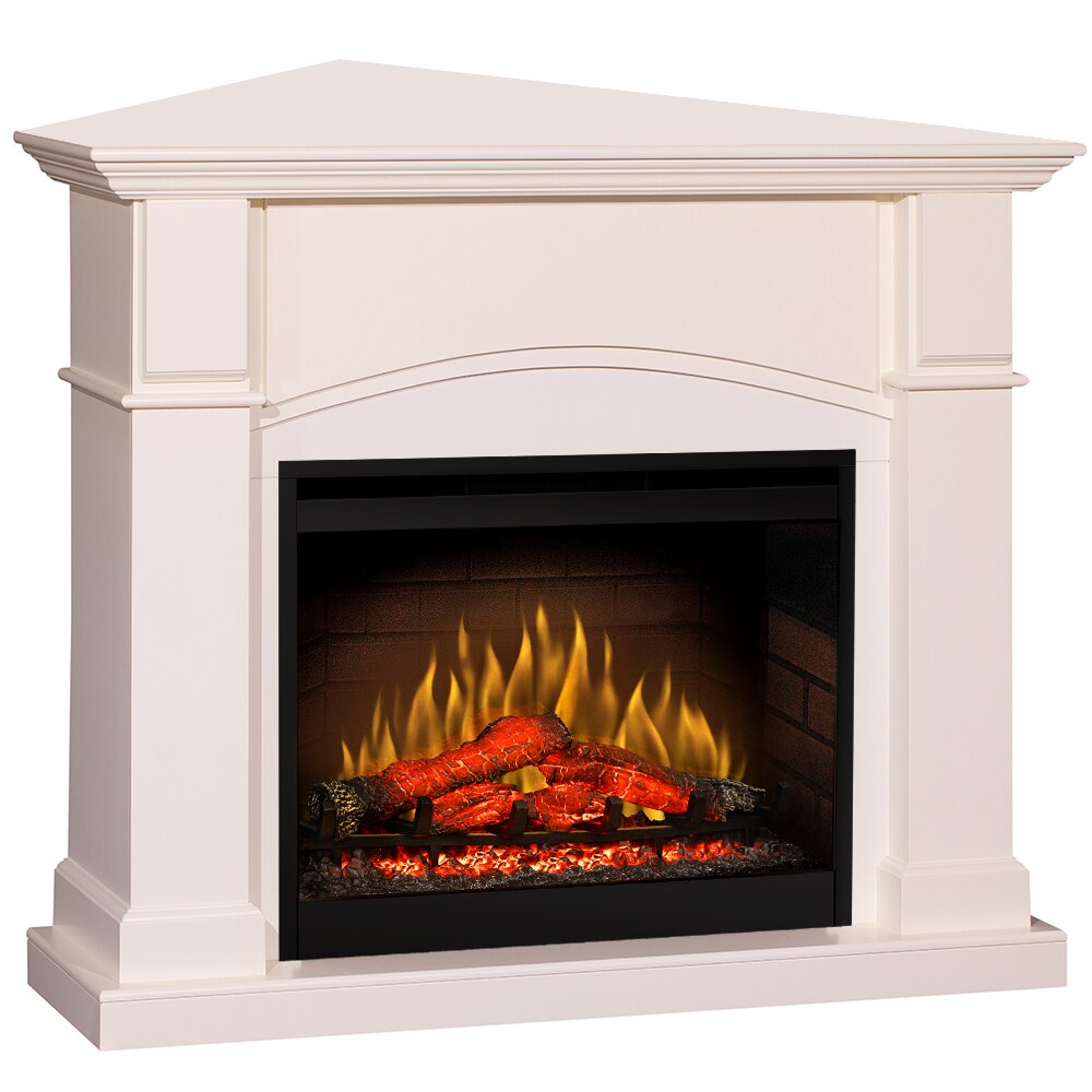 Semineu electric Oxford Drept/Colt Vanilie cu focar electric 3D Dimplex Optiflame DF2608 si sunet