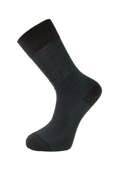 Sosete barbati din bumbac mercerizat si fibre de bambus Newton, Negru si turcoaz, M15, cu motive geometrice 41-44 EU Sosete barbati din bumbac mercerizat si fibre de bambus Newton, Negru si turcoaz, M15, cu motive geometrice 41-44 EU