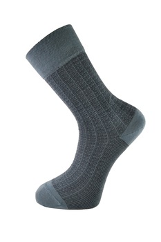 Sosete barbati din bumbac mercerizat si fibre de bambus Newton, Albastru si negru, M17, Cu motive geometrice 41-44 EU Sosete barbati din bumbac mercerizat si fibre de bambus Newton, Albastru si negru, M17, Cu motive geometrice 41-44 EU