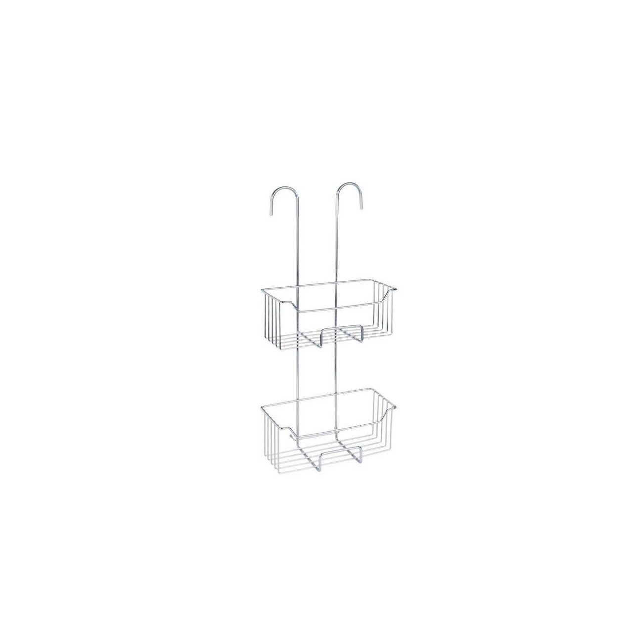 Etajera baie cu doua niveluri MILO, 55x25x14 cm, WENKO