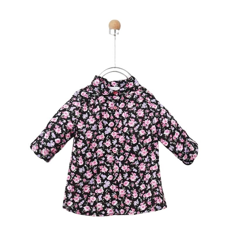 Camasa pentru fete, culoare neagra, marime 92