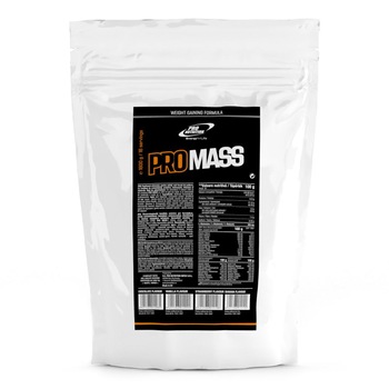 Gainer pentru crestere in greutate si masa musculara, Pro Mass capsuni, 1600g Punga Zip Gainer pentru crestere in greutate si masa musculara, Pro Mass capsuni, 1600g Punga Zip