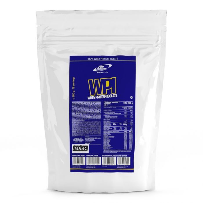 Proteine din zer, Izolat proteic WPI ciocolata, 900g punga zip
