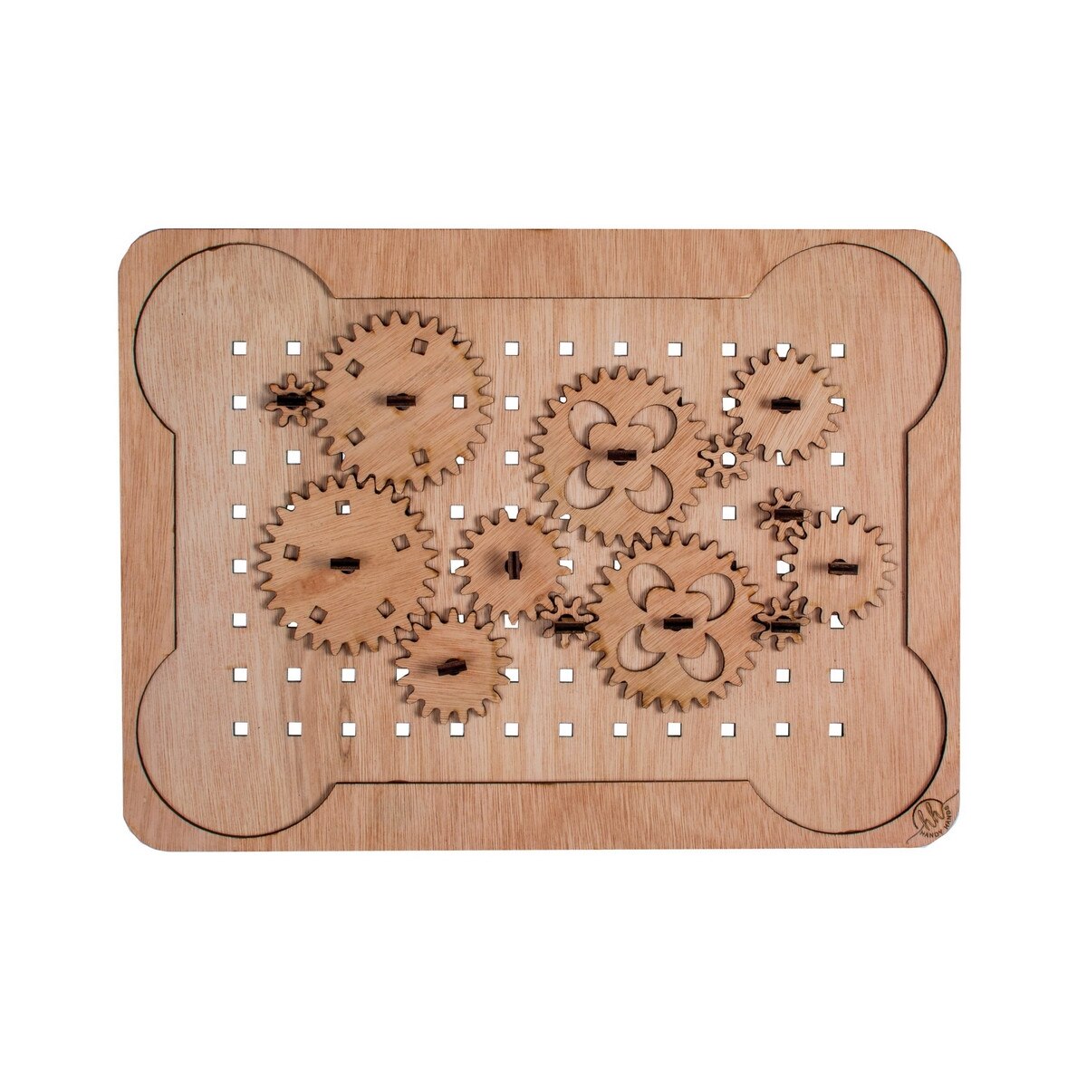 Joc Personalizabil, HandyHands, educativ Montessori de logica cu rotite 37 cm x 27 cm