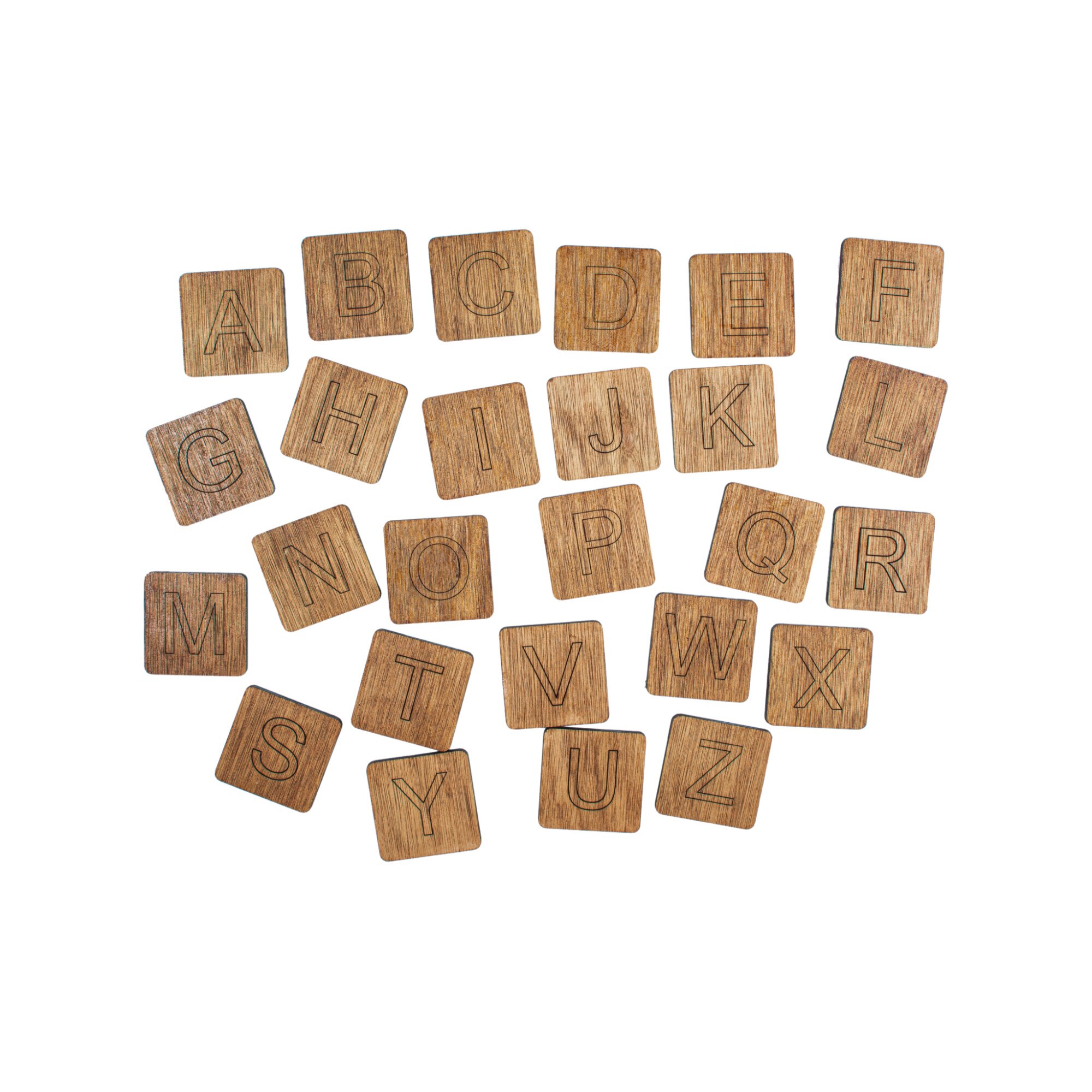 Joc Personalizabil, HandyHands, educativ Montessori Alfabet 5 cm x 5 cm