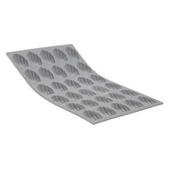 Forma silicon pentru mini-madeleines, 30 bucati, 30 x 17,6 cm - de Buyer Forma silicon pentru mini-madeleines, 30 bucati, 30 x 17,6 cm - de Buyer