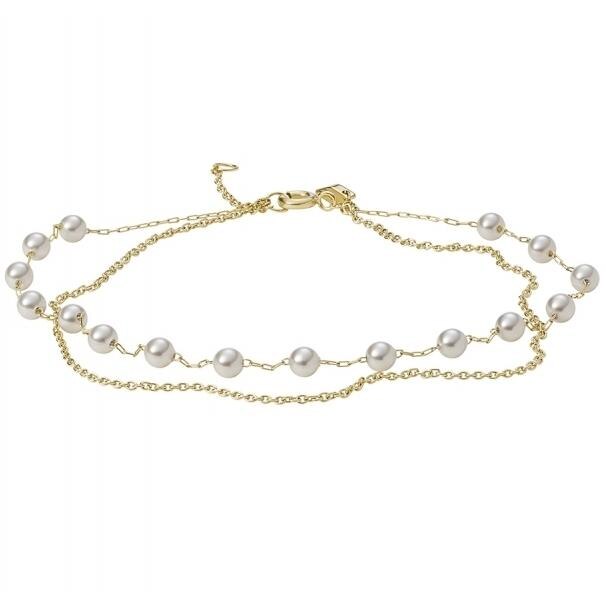 Bratara Fossil Vintage Iconic JF03740710, Auriu