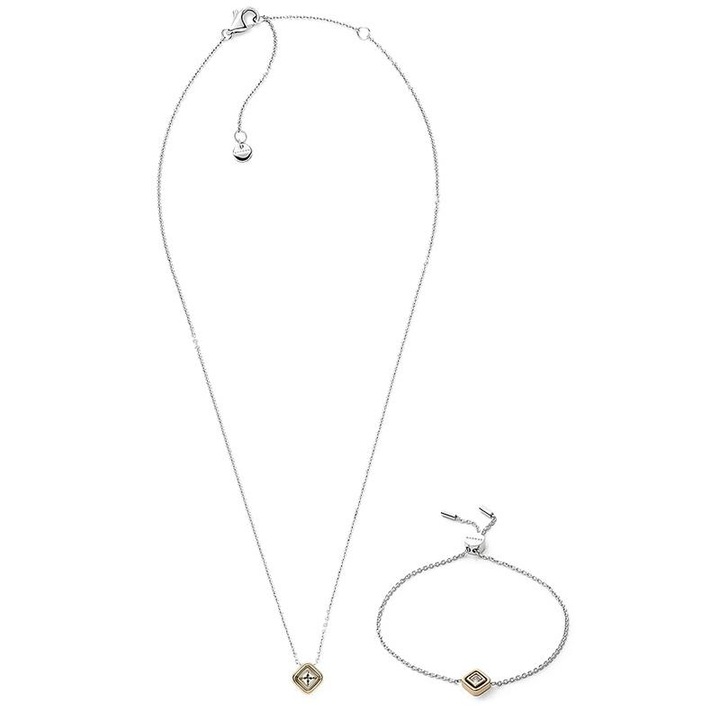 Set bijuterii Skagen Elin SKJB1002998, Argintiu, Auriu