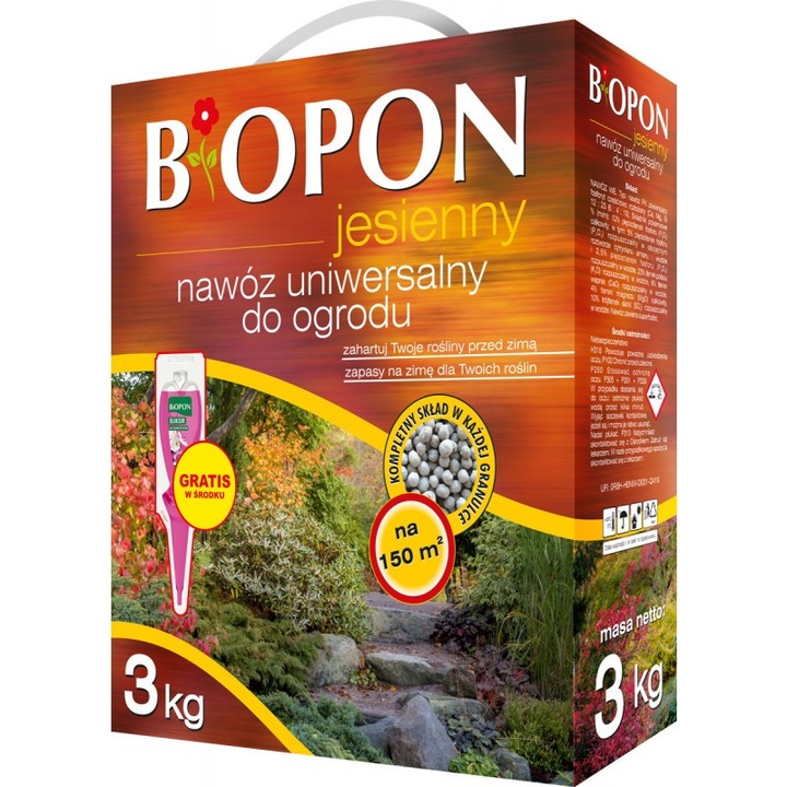 Ingrasamant universal de toamna Biopon, 3 kg