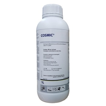 Erbicid total Cosmic, pentru combaterea buruiuenilor monocotiledonate si dicotiledonate, anuale si perene - 1L Erbicid total Cosmic, pentru combaterea buruiuenilor monocotiledonate si dicotiledonate, anuale si perene - 1L