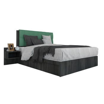 Pat Tapitat Genarom LEX 120 Fara Leat, 8509 / Rico 18, 204 x 95 x 129 cm Pat Tapitat Genarom LEX 120 Fara Leat, 8509 / Rico 18, 204 x 95 x 129 cm