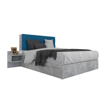 Pat Tapitat Genarom LEX 180 Fara Leat, 4298 / Rico 11, 204 x 95 x 189 cm Pat Tapitat Genarom LEX 180 Fara Leat, 4298 / Rico 11, 204 x 95 x 189 cm